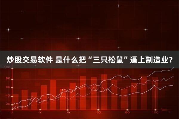炒股交易软件 是什么把“三只松鼠”逼上制造业？